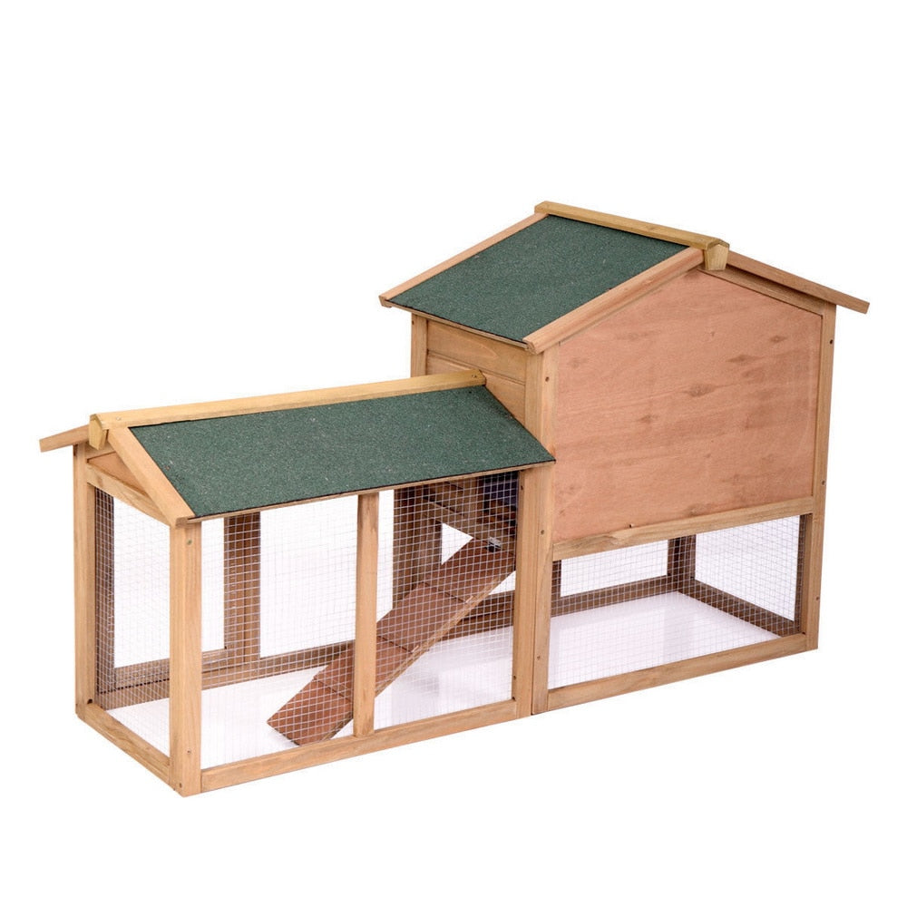 Wooden Chicken Coop Hen House Large 2 Layer or Rabbit