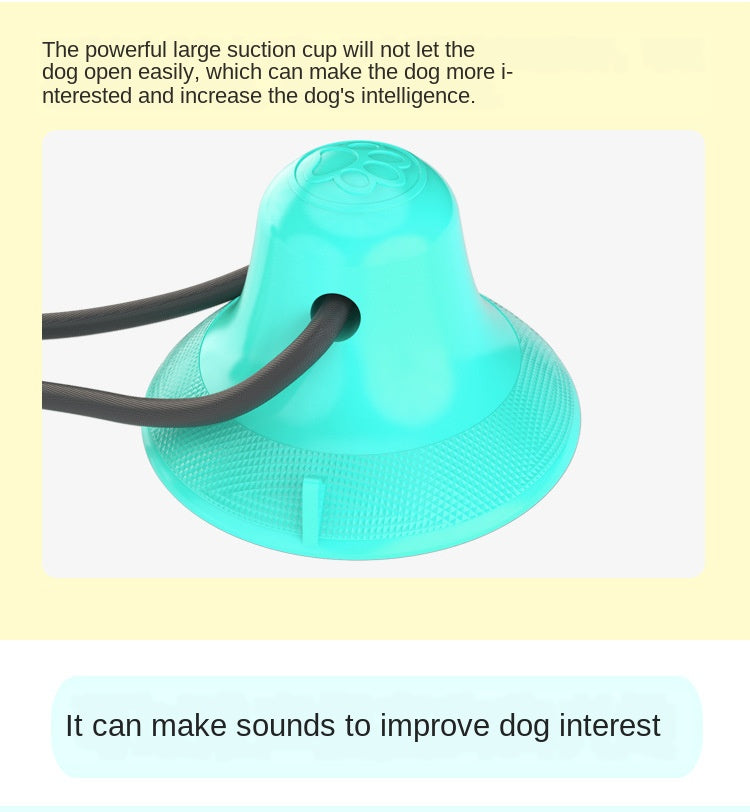 Dog Toys Silicon Suction Cup Tug Interactive Dog Ball Toys slow feeder Pet Chew Bite Tooth Cleaning Toothbrush Dogs Food Toys