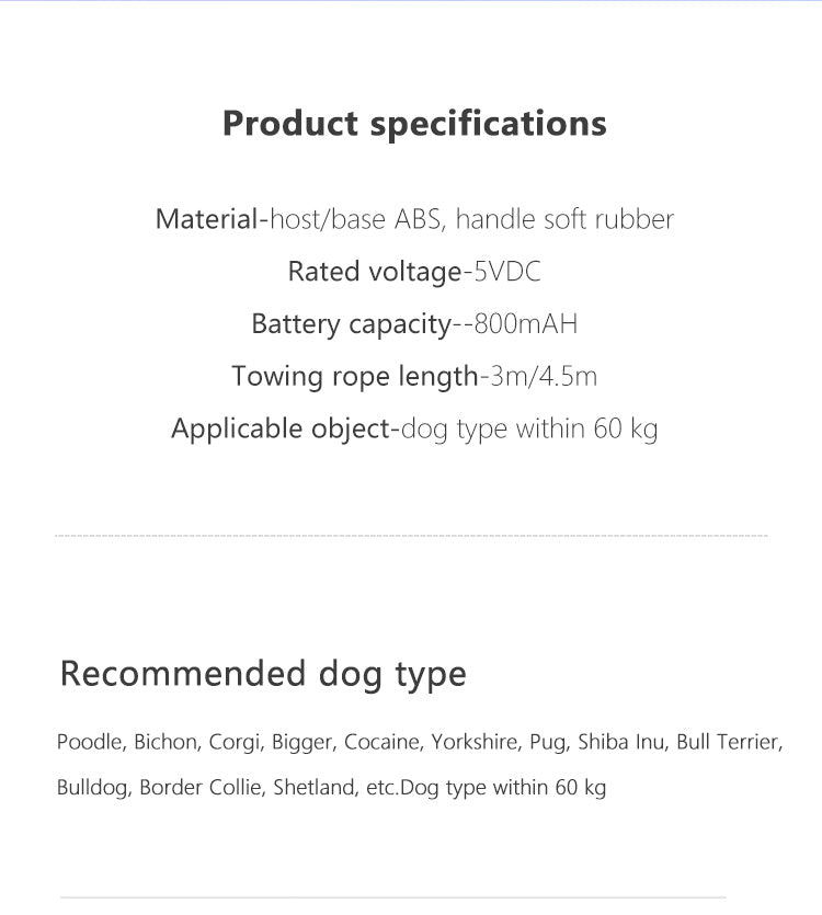 Xiaomi Petkit Go Shine Max Pet Leash Dog Traction Rope Flexible Ring Shape 3m/4.5m with LED Night Light Dogs Accessoires Chain