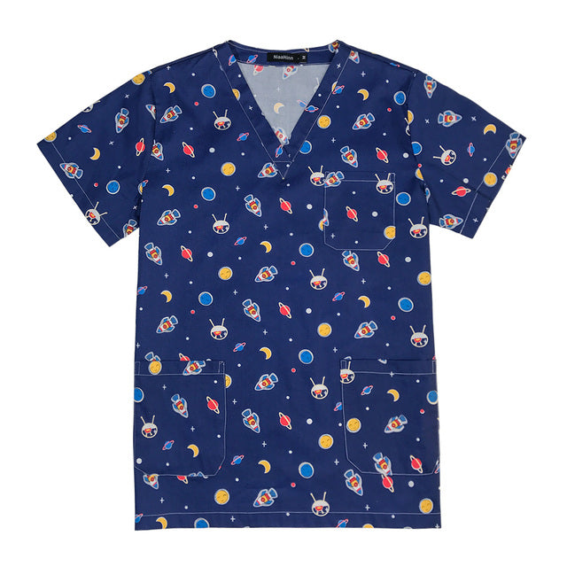 Cartoon Medical Scrubs Breathable