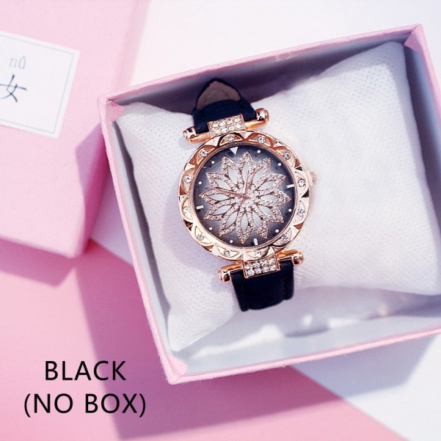 Casual Women Romantic Starry Sky Wrist Watch