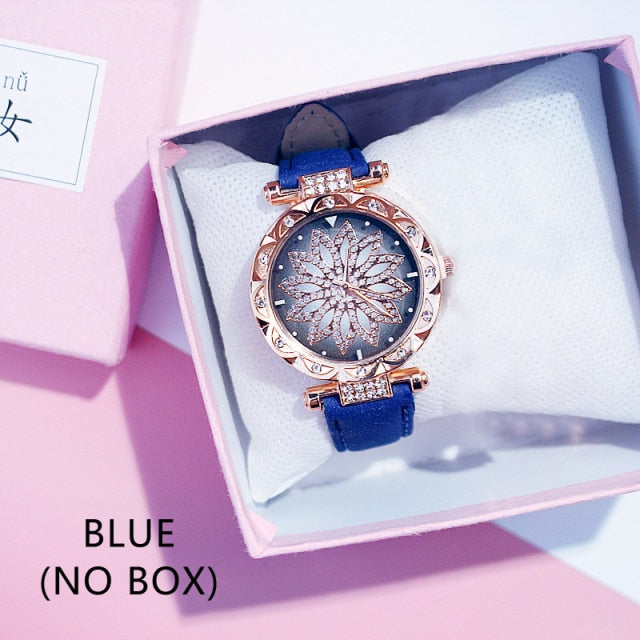 Casual Women Romantic Starry Sky Wrist Watch