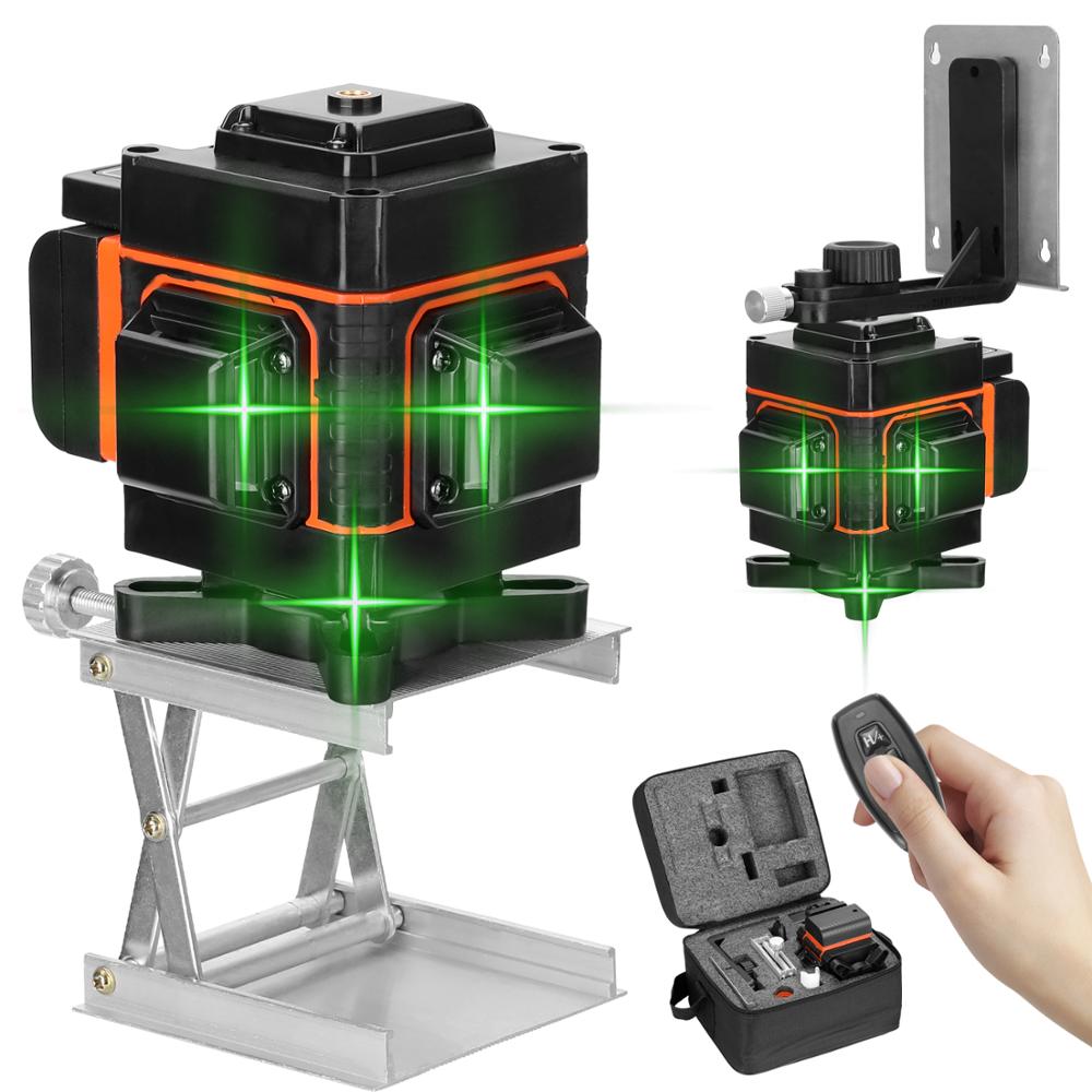 KKMOON 16 Lines 4D Laser Level Green Laser Line