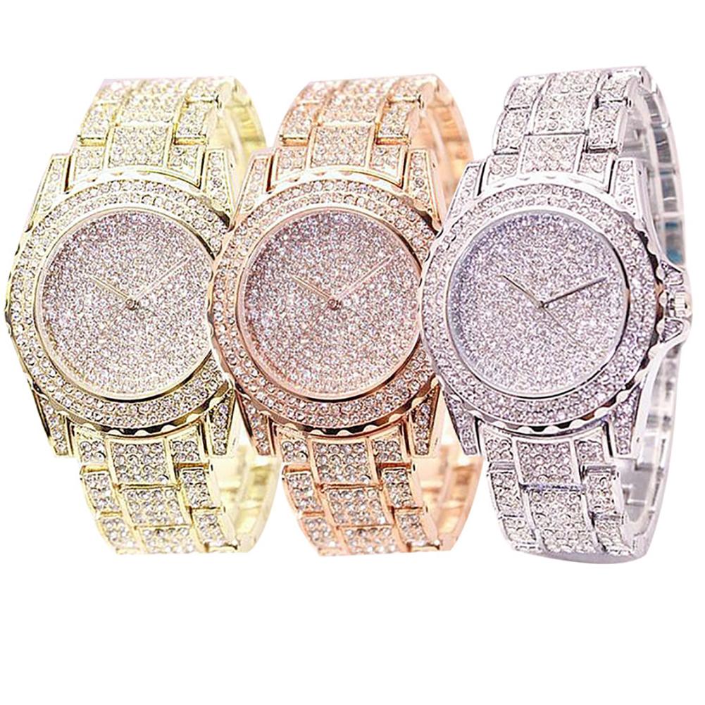 fashion watch ladies luxury round quartz