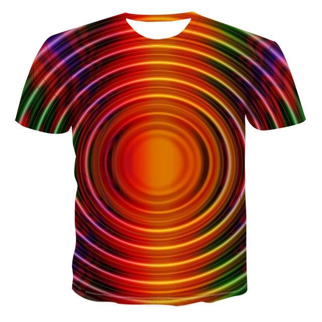 Vertigo Hypnotic 3d Tee Shirt Men&#39;s Summer