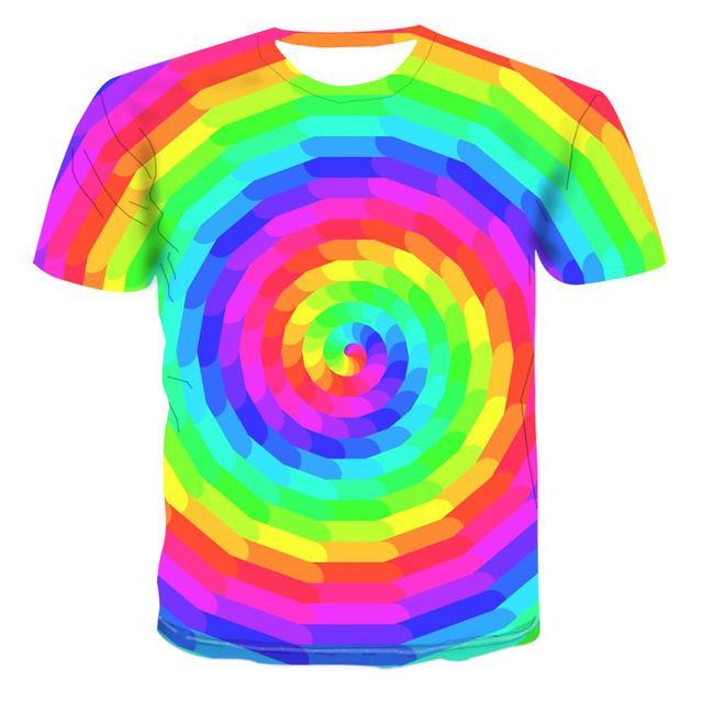 Vertigo Hypnotic 3d Tee Shirt Men&#39;s Summer