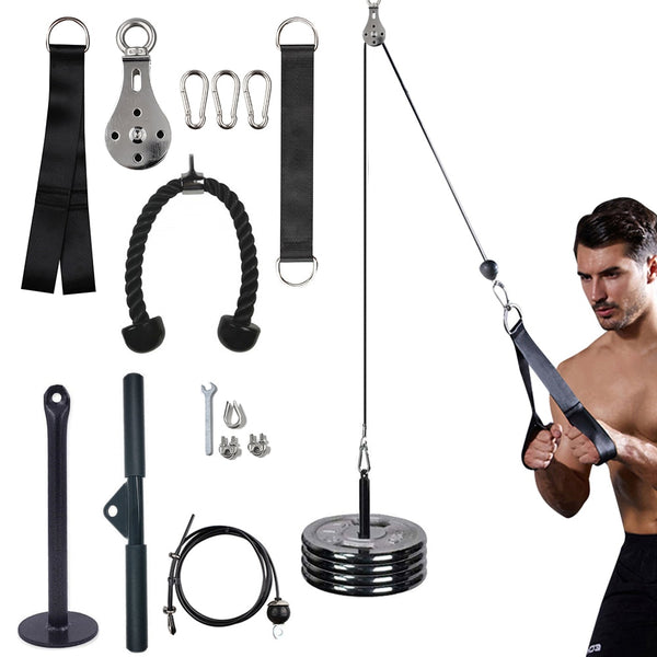 Fitness DIY Gym Pulley Cable Machine
