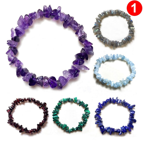 Hot Irregular Natural Crystals Stone Bracelet