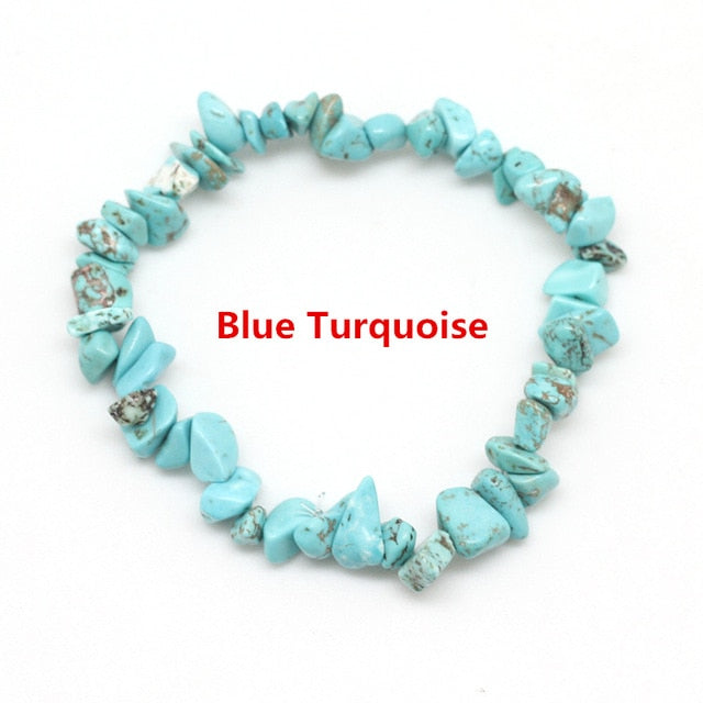 Hot Irregular Natural Crystals Stone Bracelet