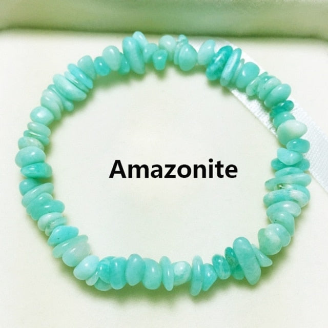 Hot Irregular Natural Crystals Stone Bracelet