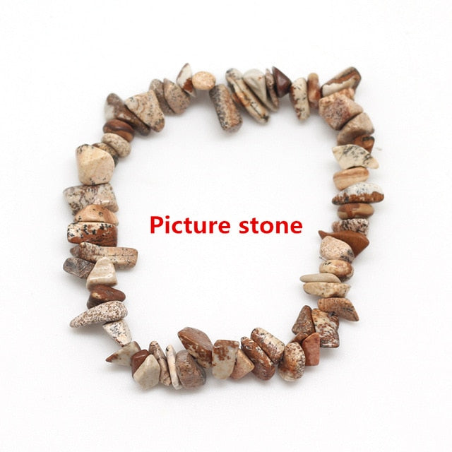 Hot Irregular Natural Crystals Stone Bracelet