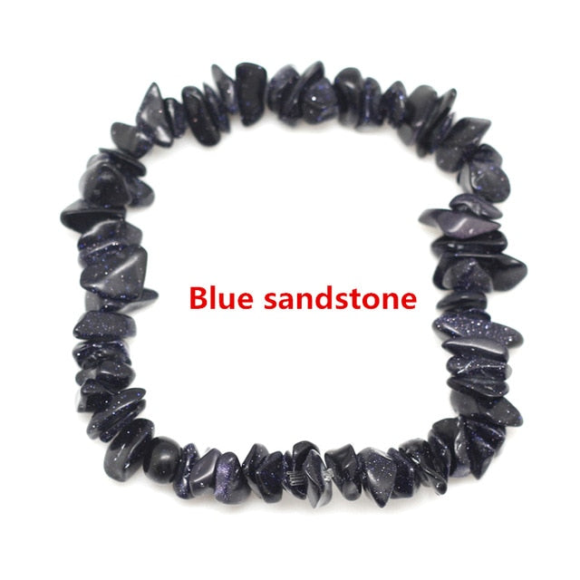 Hot Irregular Natural Crystals Stone Bracelet