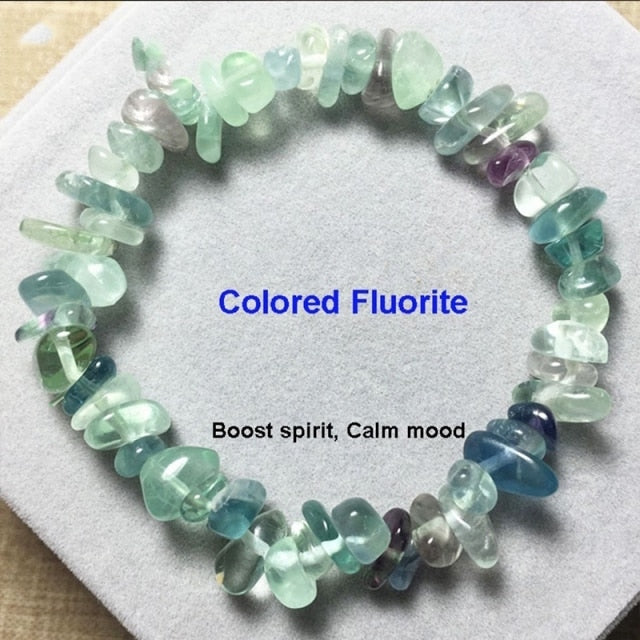 Hot Irregular Natural Crystals Stone Bracelet