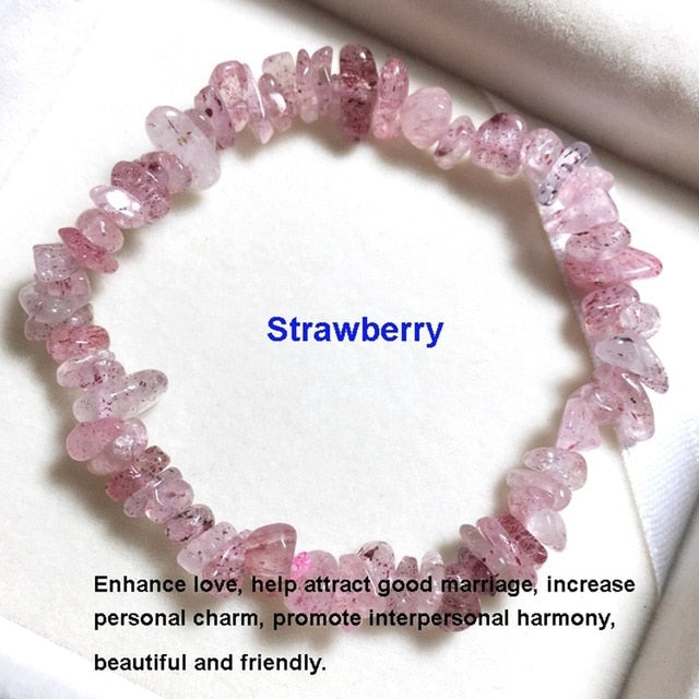 Hot Irregular Natural Crystals Stone Bracelet