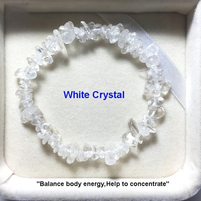 Hot Irregular Natural Crystals Stone Bracelet