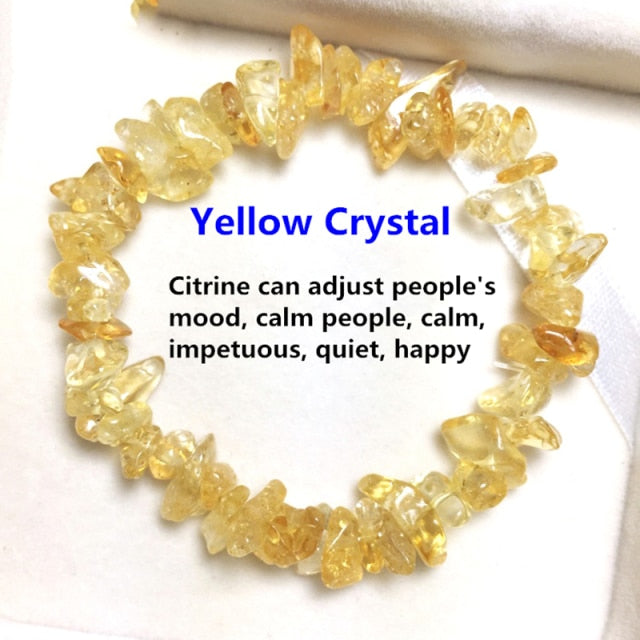 Hot Irregular Natural Crystals Stone Bracelet