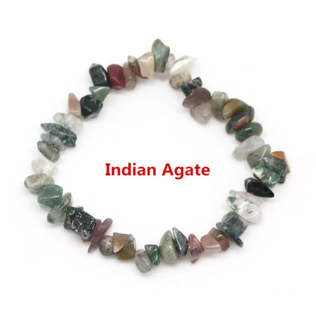 Hot Irregular Natural Crystals Stone Bracelet