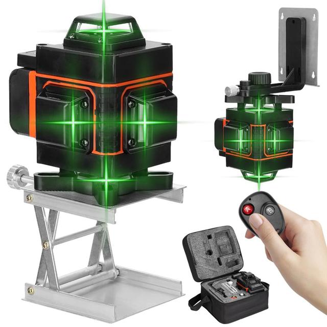 KKMOON 16 Lines 4D Laser Level Green Laser Line