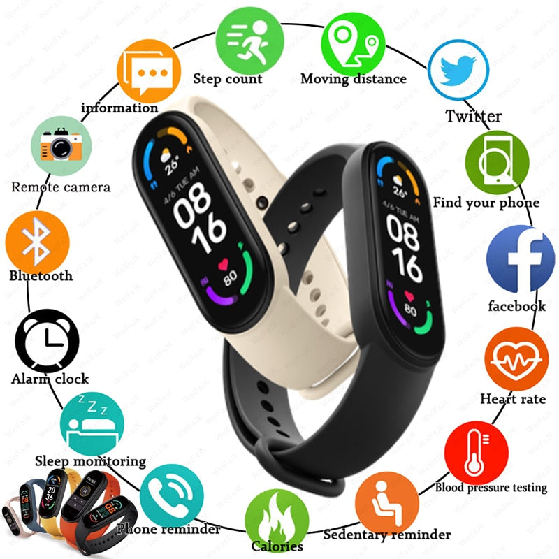 Global Version M6 Band Smart Watch