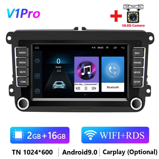 LeeKooLuu 2 Din Android Car Radio GPS