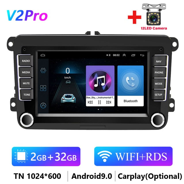 LeeKooLuu 2 Din Android Car Radio GPS