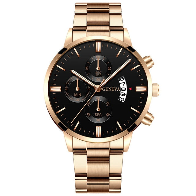 Fashion Men Luxury Stainless Steel Watch