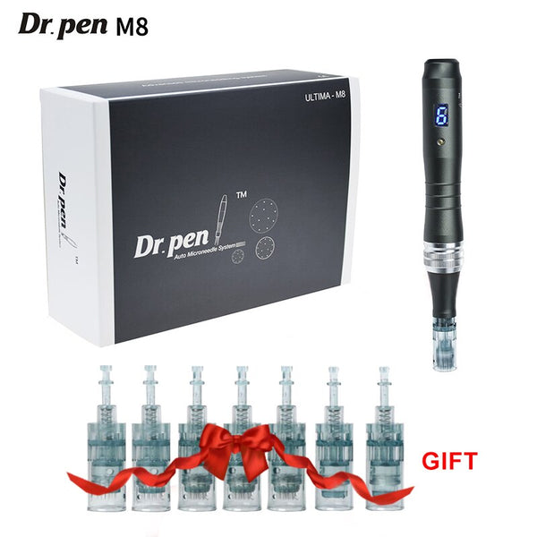 Dr pen M8 With 5 pcs Cartridges Drag Nano