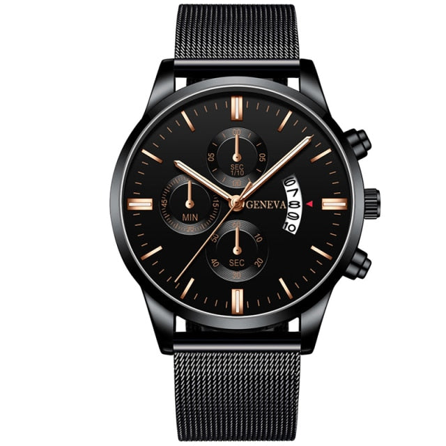 Fashion Men Luxury Stainless Steel Watch