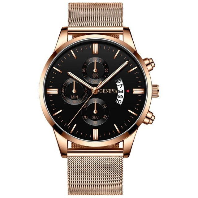 Fashion Men Luxury Stainless Steel Watch