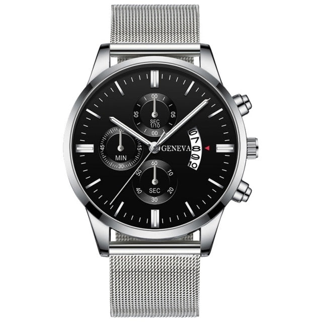 Fashion Men Luxury Stainless Steel Watch