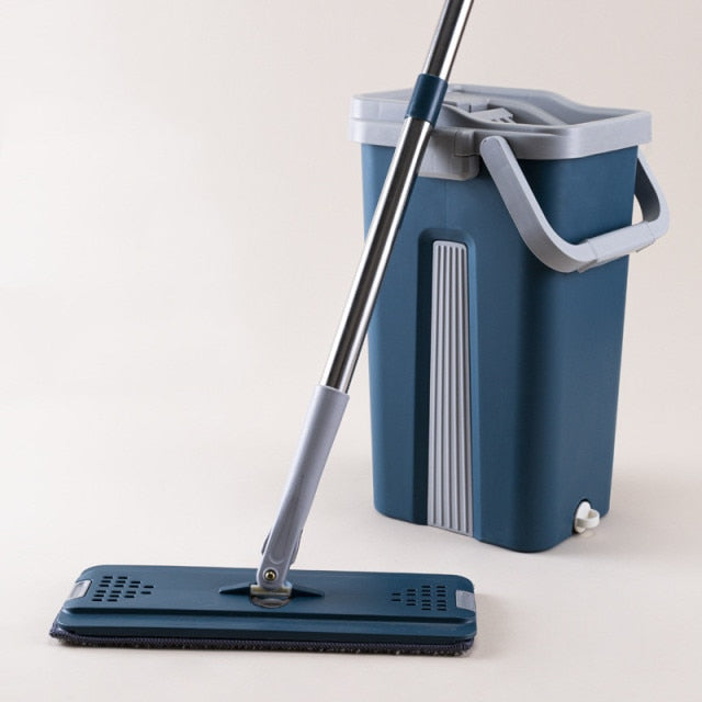 Mop with Bucket Squeeze for Wash Floor