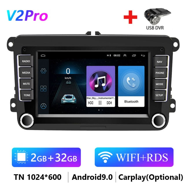 LeeKooLuu 2 Din Android Car Radio GPS