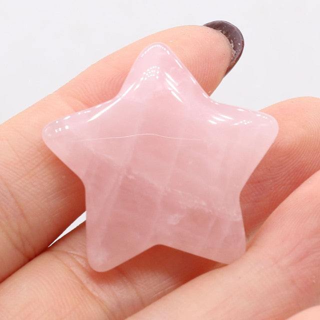 Natural Stone Amethyst Powder Crystal Star