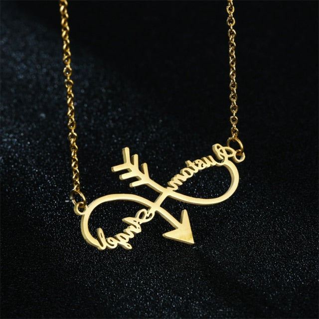 Customized Infinite Butterfly Chain Necklace