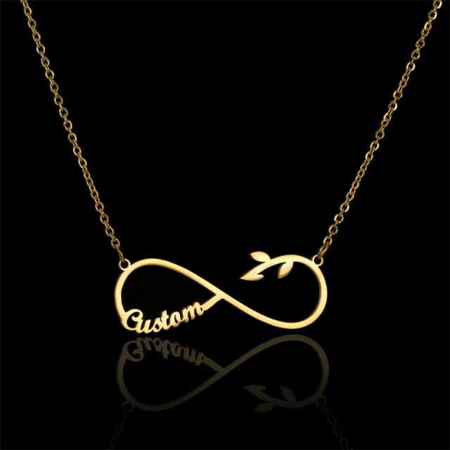 Customized Infinite Butterfly Chain Necklace