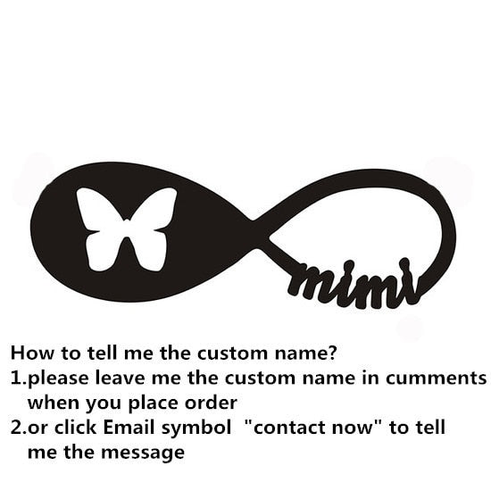 Customized Infinite Butterfly Chain Necklace