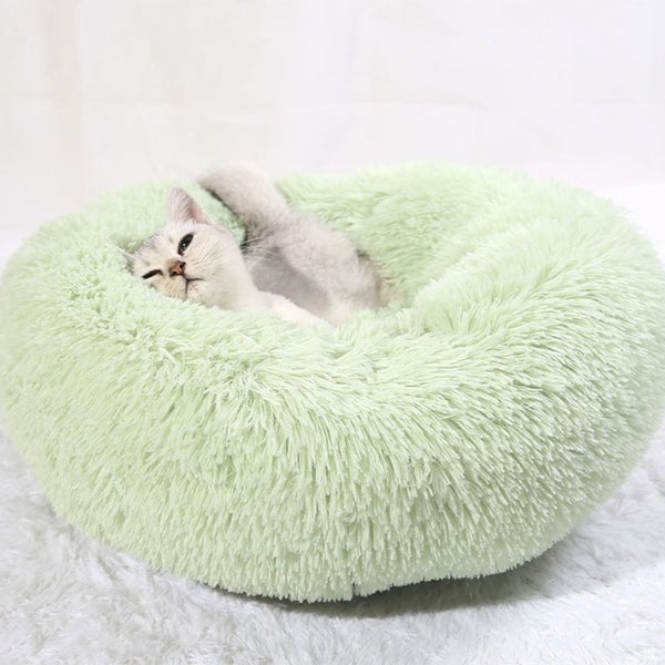 Long Plush Dog Bed House Dog Mat Sleeping