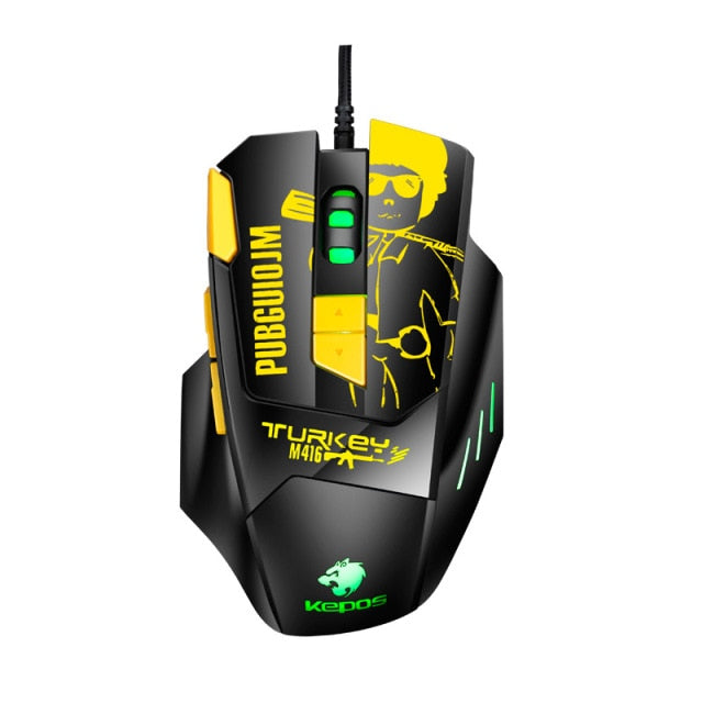 Wired Gaming Mouse Colorful LED Breathing