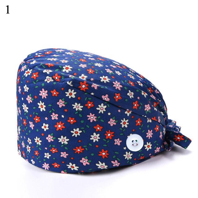 Fashion Unisex Cotton Scrubs Hat Adjustable