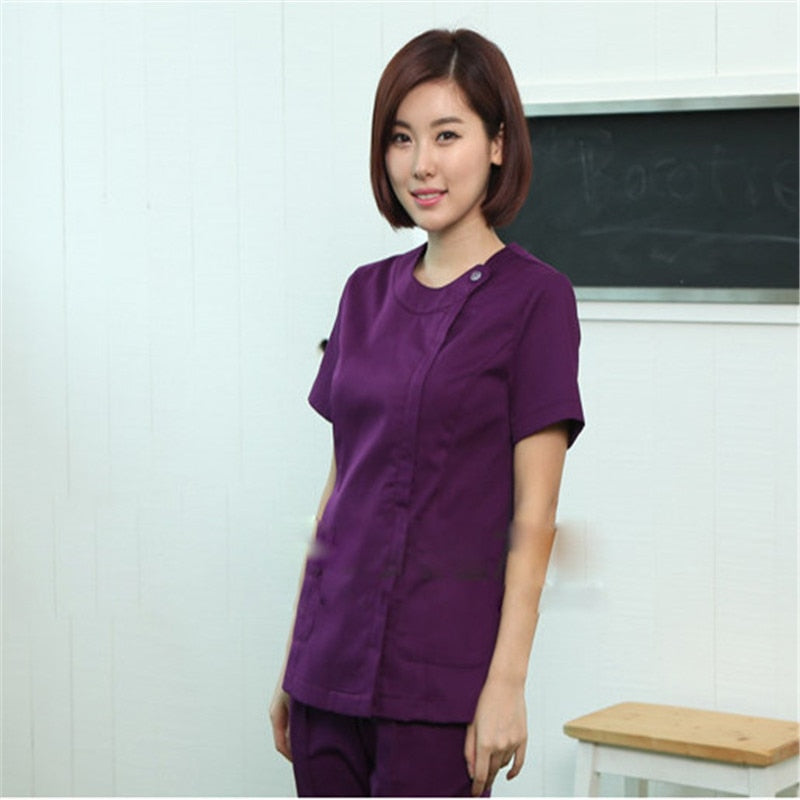 purple Summer Short sleeve Nurse