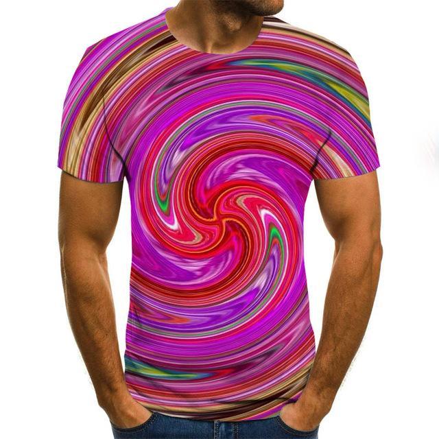 Vertigo Hypnotic 3d Tee Shirt Men&#39;s Summer T shirt