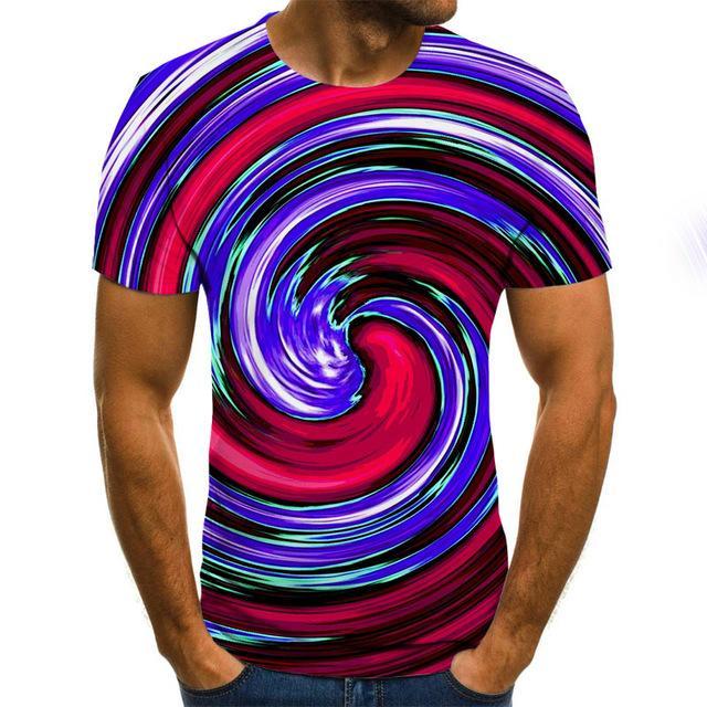 Vertigo Hypnotic 3d Tee Shirt Men&#39;s Summer T shirt